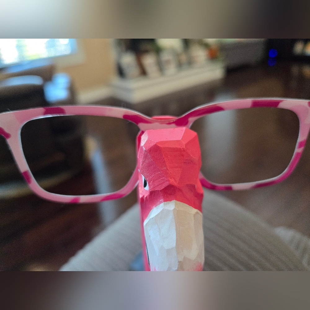 Pink Flamingo Eyeglass Holder